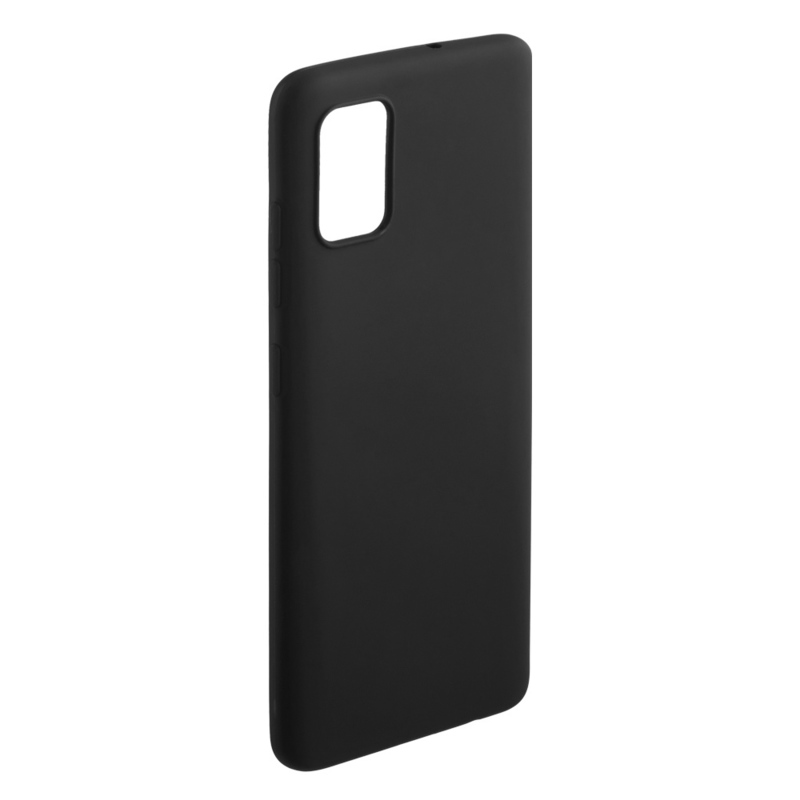Чехол Gel Color Case для Samsung Galaxy A51 (2020), черный, PET синий, Deppa 87416