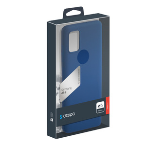 Чехол Gel Color Case для Samsung Galaxy A51 (2020), синий, PET синий, Deppa 87417