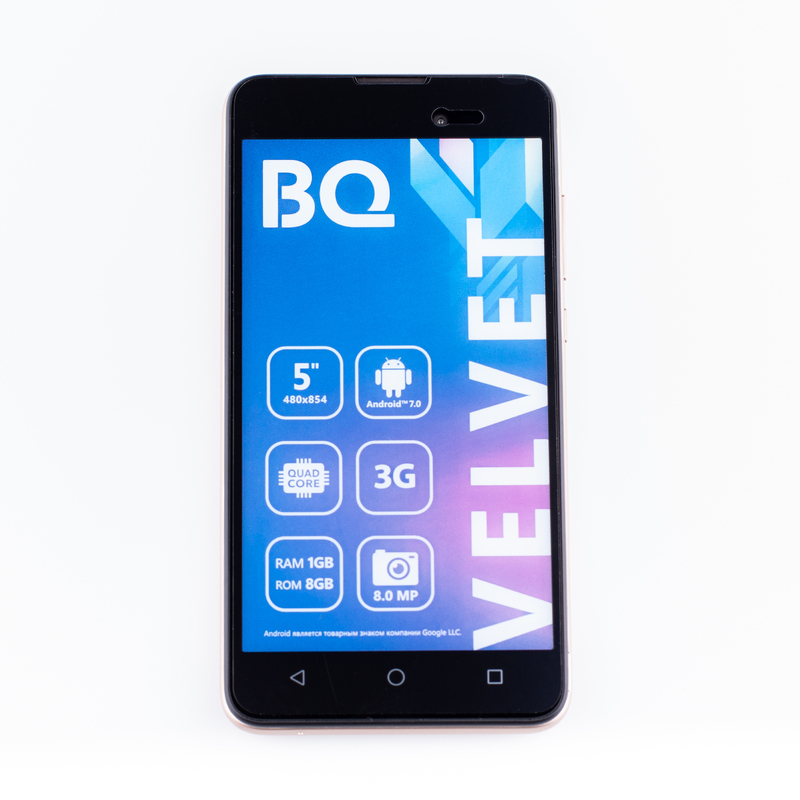 Смартфон BQ-5035 VELVET dual sim 8gb 1gb 5,0" GOLD