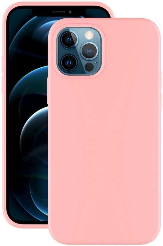 Накладка Gel Color для Apple iPhone 12 Pro/12, розовый, PET синий, Deppa 87754