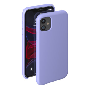 Чехол Liquid Silicone Case для Apple iPhone 11, лавандовый, картон, Deppa 87302
