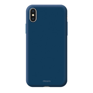 Чехол Air Case  для Apple iPhone X/XS, синий, Deppa 83368