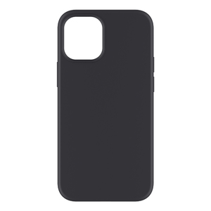 Накладка Soft Silicone для Apple iPhone 12 mini, черный, PET синий, Deppa 87773