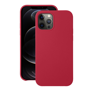 Накладка Liquid Silicone для Apple iPhone 12 Pro/12, красный, картон, Deppa 87780