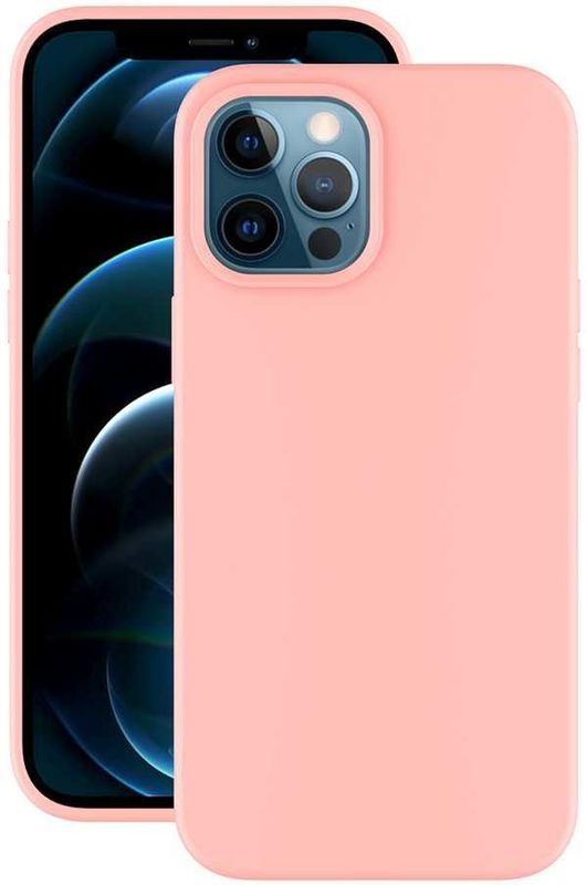 Накладка Gel Color для Apple iPhone 12 Pro Max, розовый, PET синий, Deppa 87759