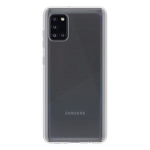 Чехол Gel Case для Samsung Galaxy A31 (2020), прозрачный, PET синий, Deppa 87626