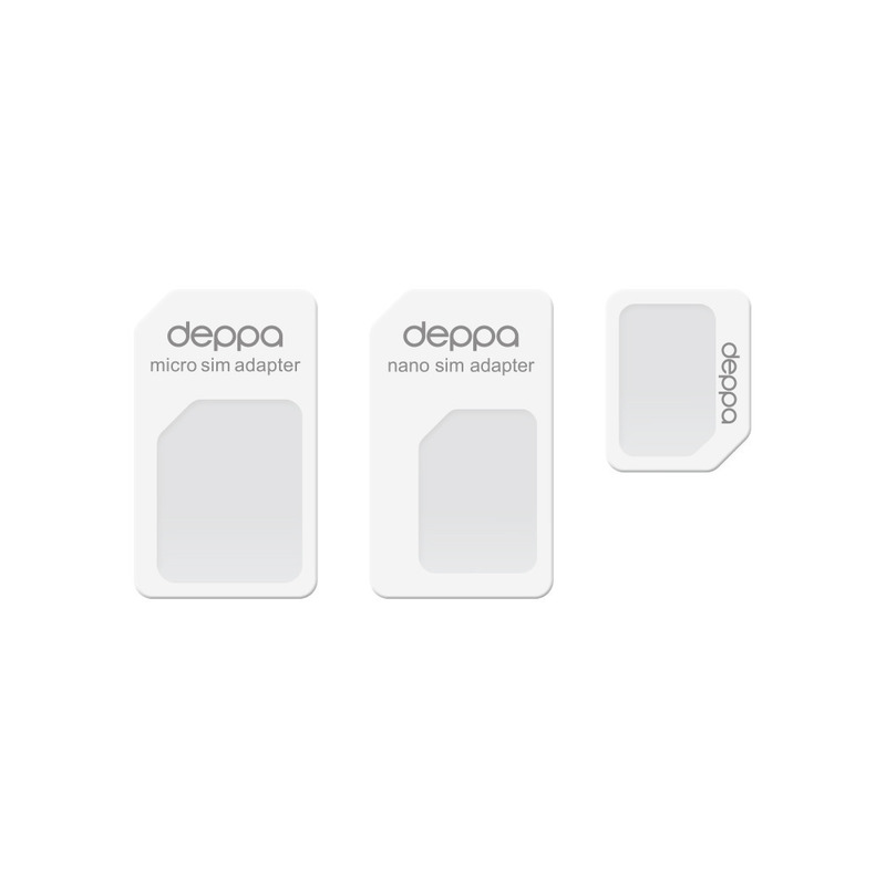Nano&micro sim card адаптер для мобильных устройств, Deppa, 74000