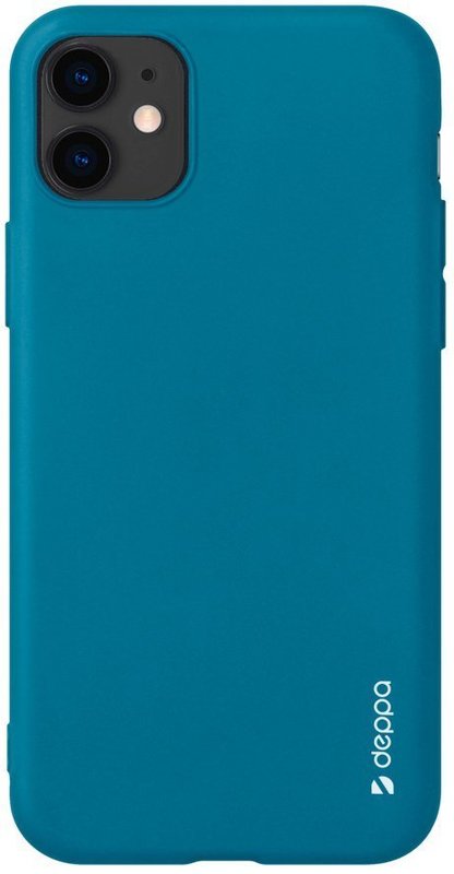 Накладка Gel Color для Apple iPhone 12 Pro/12, синий, PET синий, Deppa 87752