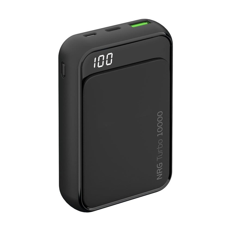 Внешний АКБ NRG Turbo Compact 10000 mAh, QC 3.0, Power Delivery 18W, черный, Deppa