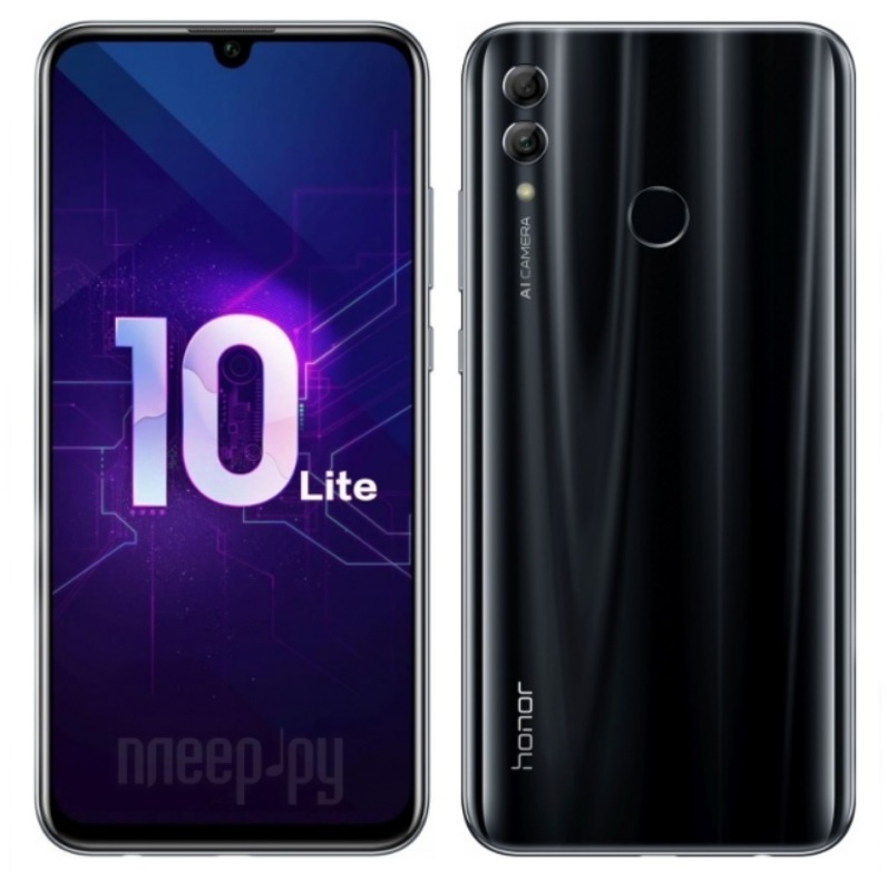 Cмартфон Honor 10 Lite, 6.21",3Gb/64Gb.4G/LTE.2 sim.Black .HRY-LX1