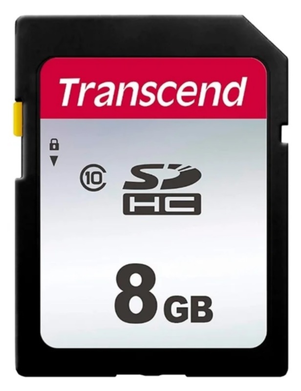 Флеш-накопитель Transcend Карта памяти Transcend 8GB UHS-I U1 SD card на основе памяти типа 3D TLC