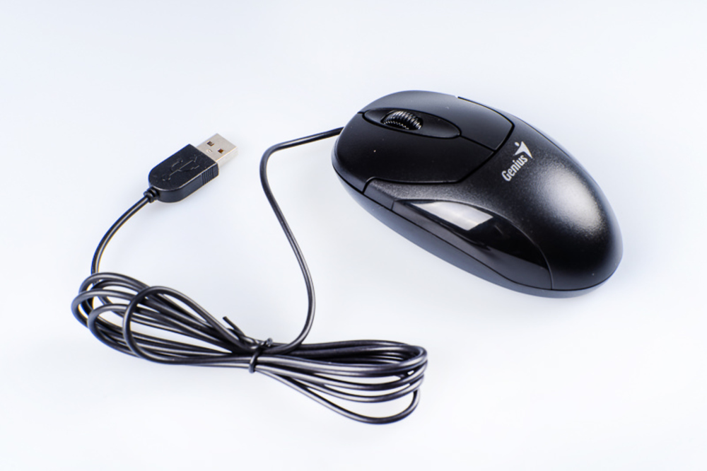 Мышь Genius XScroll V3, USB, G5 (чёрная, оптическая 1000dpi)