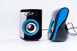 Колонки Genius SP-Q180, 2.0, 2 x 3W RMS, USB-power, Blue