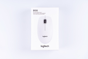 Мышь Logitech B100 White