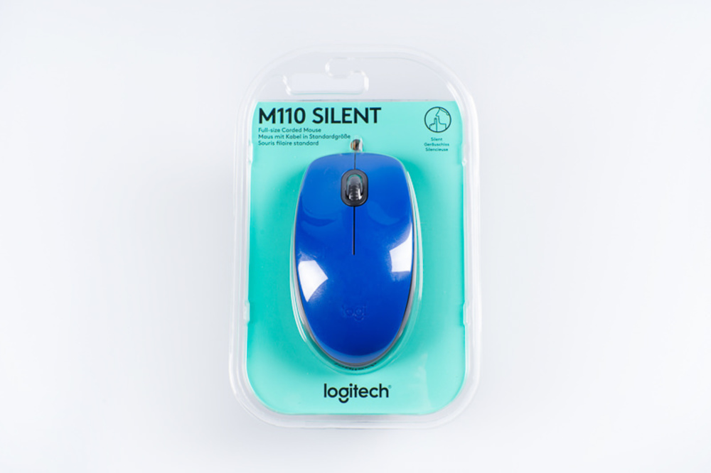 Мышь Logitech M110 Silent (M110s) Blue