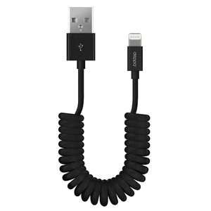Дата-кабель USB - microUSB, витой, 1.5м, черный, Deppa, 72123