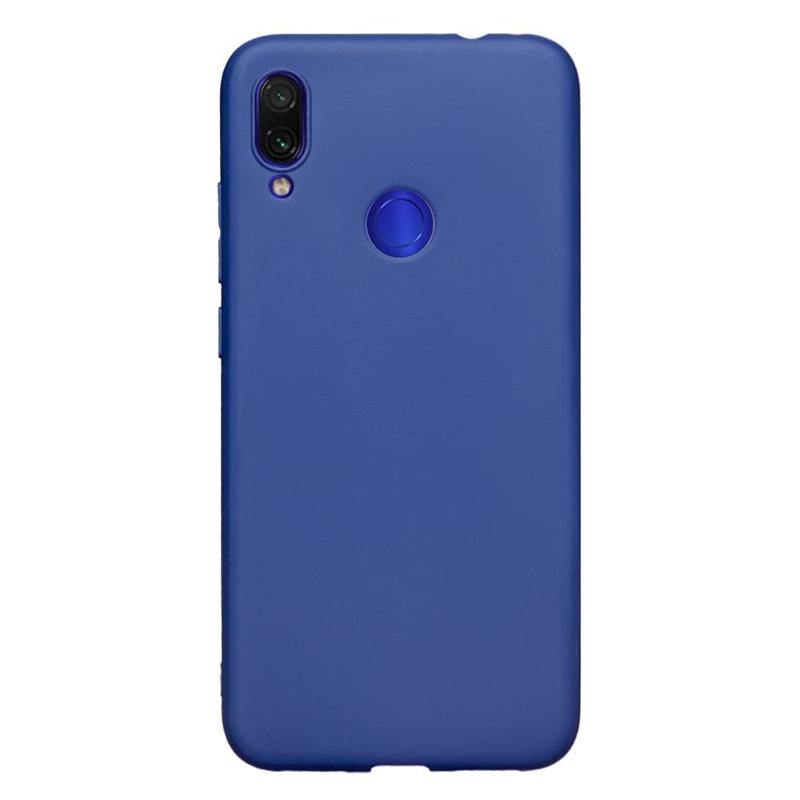 Чехол Gel Color Case для Xiaomi Redmi Note 7 (2019), синий, PET белый, Deppa