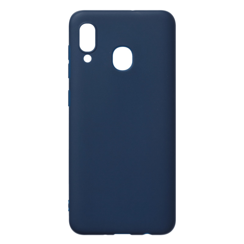 Чехол Gel Color Case для Samsung Galaxy A20 (2019) / A30 (2019) , синий, PET синий, Deppa 87208