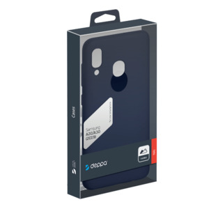 Чехол Gel Color Case для Samsung Galaxy A20 (2019) / A30 (2019) , синий, PET синий, Deppa 87208