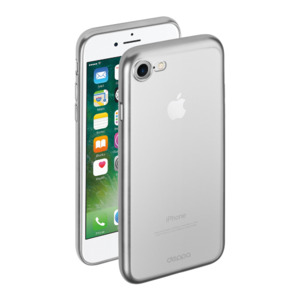 Чехол Gel Plus Case матовый для Apple iPhone 7/8, серебряный, Deppa 85282