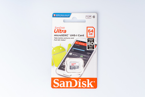 Флеш-накопитель Sandisk Ultra Android microSDXC 64GB 80MB/s Class 10