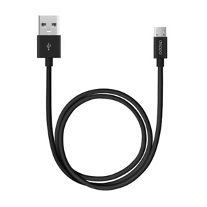 Дата-кабель USB - microUSB, 1.2м, черный Deppa