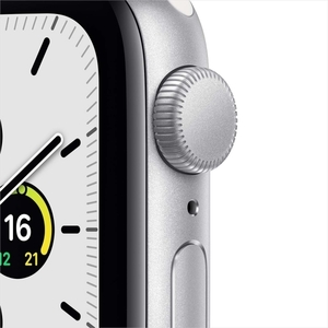 Умные часы Apple Watch SE GPS, 44mm Silver Aluminium White Sport Band